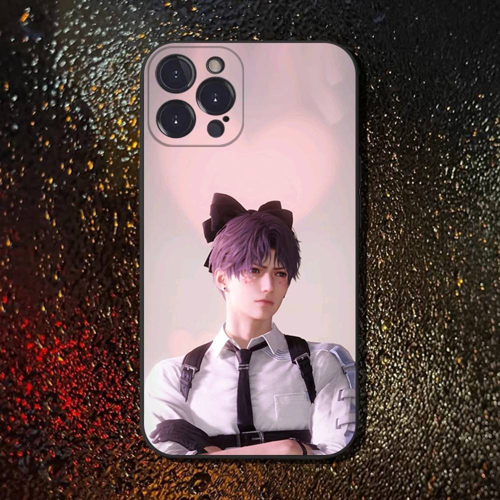 

Love Deepspac Rafayel Phone Case For iPhone 16,15,14,13,12,11 Plus,Pro Max,XS,X,XR,SE,Mini,8,7,Soft Silicone Black Cover iPhone11PROMAX