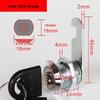 Zinc Alloy Rotary Tongue Cabinet Lock Set