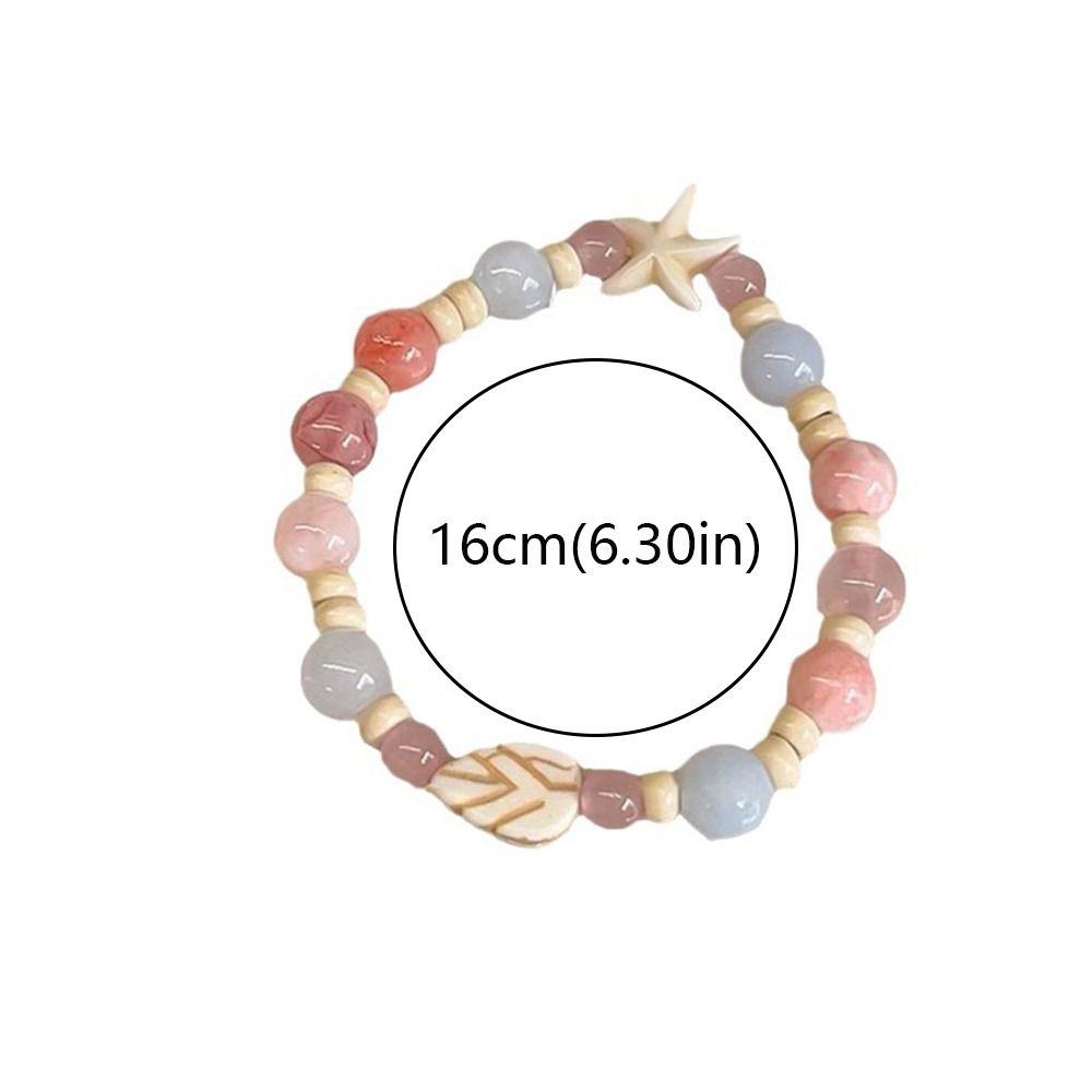 Cartoon Resin Frog Bracelet Korean Style Cute Bead Bracelet Retro Ceramic Fish Bracelet  Gift