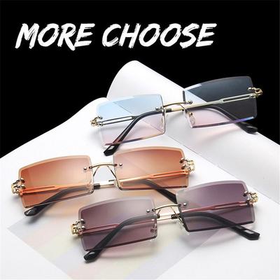 2020 Trendy Summer Eyewear UV400 Rectangle Sun Glasses Square Sunglasses Shades Fashion Sunglasses