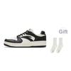 Anta Zero Feel Slip Resistant Durable Lightweight Low Top Skate Shoes Men Skate Shoes Black White 912518068F-2