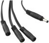 Komine EK-114 Motorcycle Triple Branch Cable Free Black 08-114