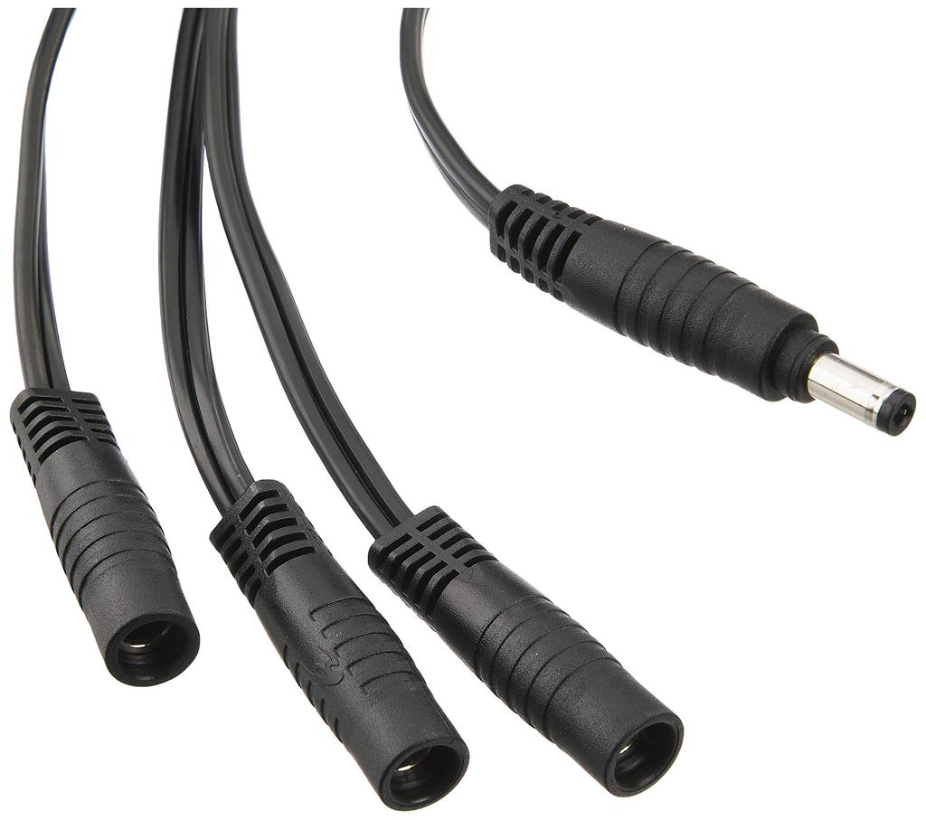 Komine EK-114 Motorcycle Triple Branch Cable Free Black 08-114