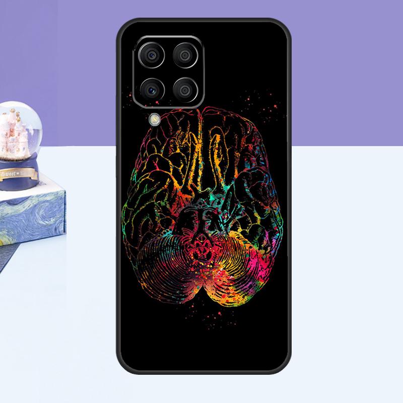 Human Heart Brain Lungs Case For Samsung Galaxy M52 M32 M12 M21 M15 M55 M56 M36 M16 M06 M13 M33 M53 M14 M34 M54 M31