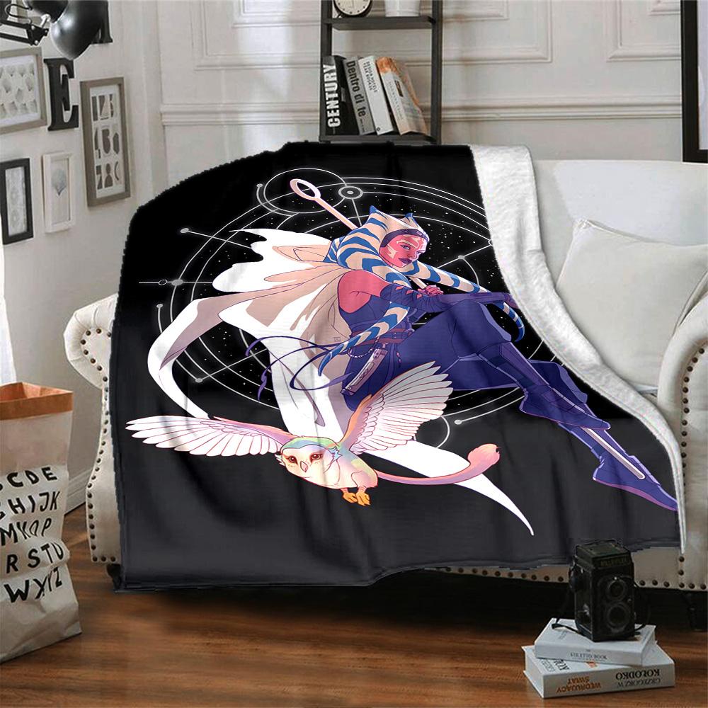 Star Wars Blanket Durable Comfort Great for Livingroom Couch Seaside for All Occasions Modern Style Gifts For Family Or Friends