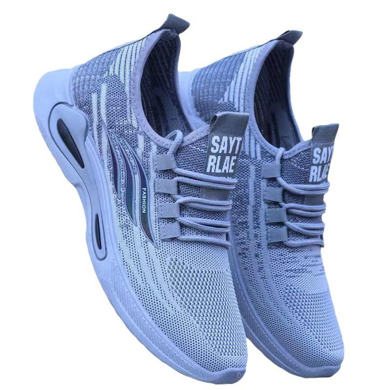 2026 new lazy men's shoes summer breathable thin mesh shoes breathable soft-soled sports and leisure shoes