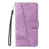 Für Xiaomi 14T Hülle Flip Wallet T-Form Linien Leder Handyhülle