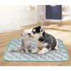 Blue-pet Kühlende Schlafmatte, Hundekissen Katzentischdecke Kaltbettdecke Eis Seidenmatte Wärmeableitendes Kissen 50*70cm 25-26s