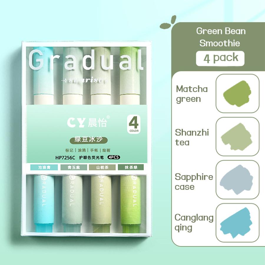 

4Pcs Highlighters Colored Pens Drawing Paint Graffiti School School Office Art Supplies Kawaii Stationery