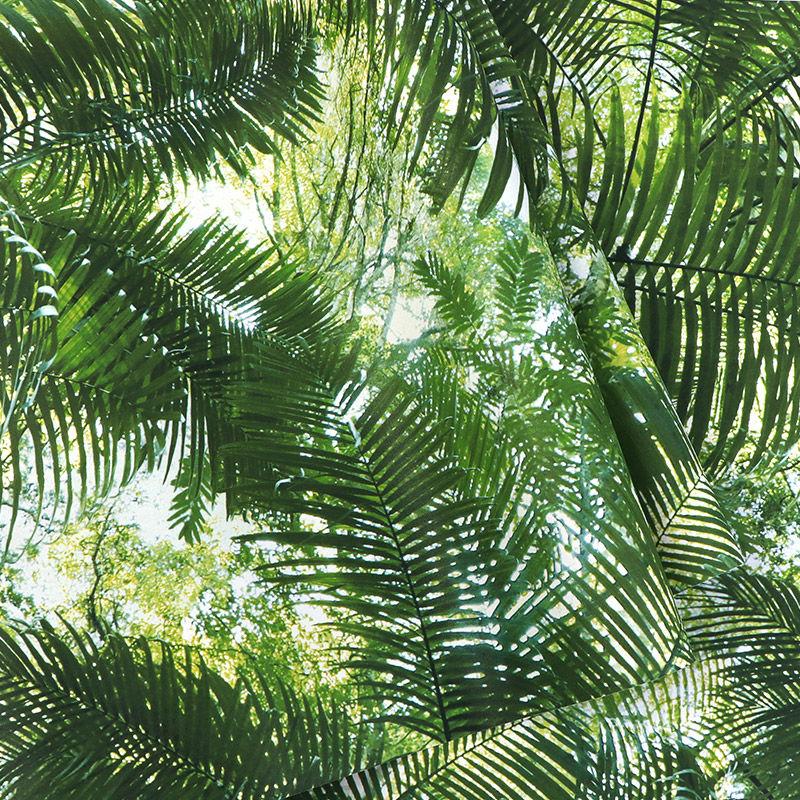 Forest Green Plant Palm Leaf Wallpaper 3D Bedroom Living Dining Room Wall Decor PVC Waterproof Wallpaper