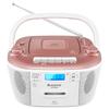 G Keni Portable CD Player, Boombox, AMFM Radio, CD Radio, Compact Stereo Speakers, Outlet-Powered Cassette Deck, Recording and Playback, USBSDMP3AUX