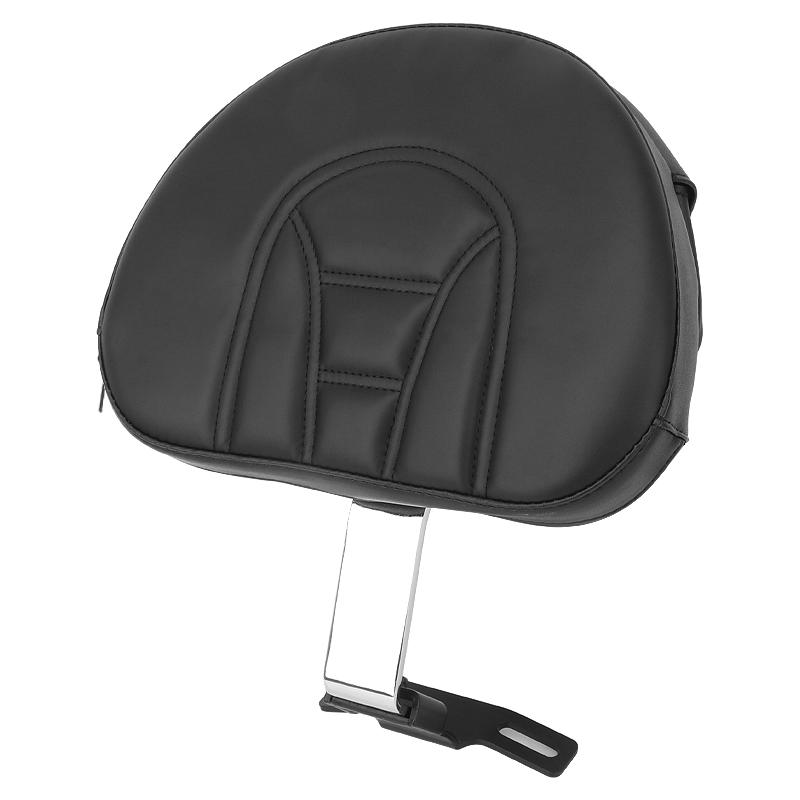 Motorcycle Adjustable Plug In Driver Backrest Rider Sissy Bar Pad For Harley Dyna Softail Electra Road Street Glide Road King