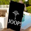 Mode Logo J-Joop.png Mikrofaserdecke Schnelltrocknende Strandtücher Übergröße Druck Super Saugfähige Pooltuchdecke