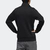 Adidas Casual Sports Full Zip Stand Collar Jacket Men Jackets Black EH3808