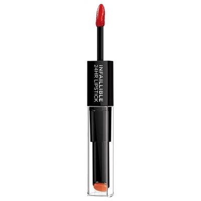 Lipstick - L'OREAL PARIS - Infaillible Duo 24H - Color Red - Shade 506 - Waterproof