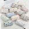 Cute Cartoon Women's Cosmetic Bag College Girls Stationery Pencil Case Handbags Quilted Cotton Ladies Makeup Storage Bags Purse
