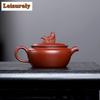 100ml Classic Yixing Purple Clay Teapots Handmade Fish Lid Pot Raw Ore Dahongpao Mud Tea Soaking Kettle Chinese Zisha Tea Set