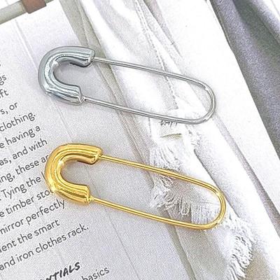 Stainless Steel U-Shaped Safety Pin Connector for Necklace, Bracelet, & Earring