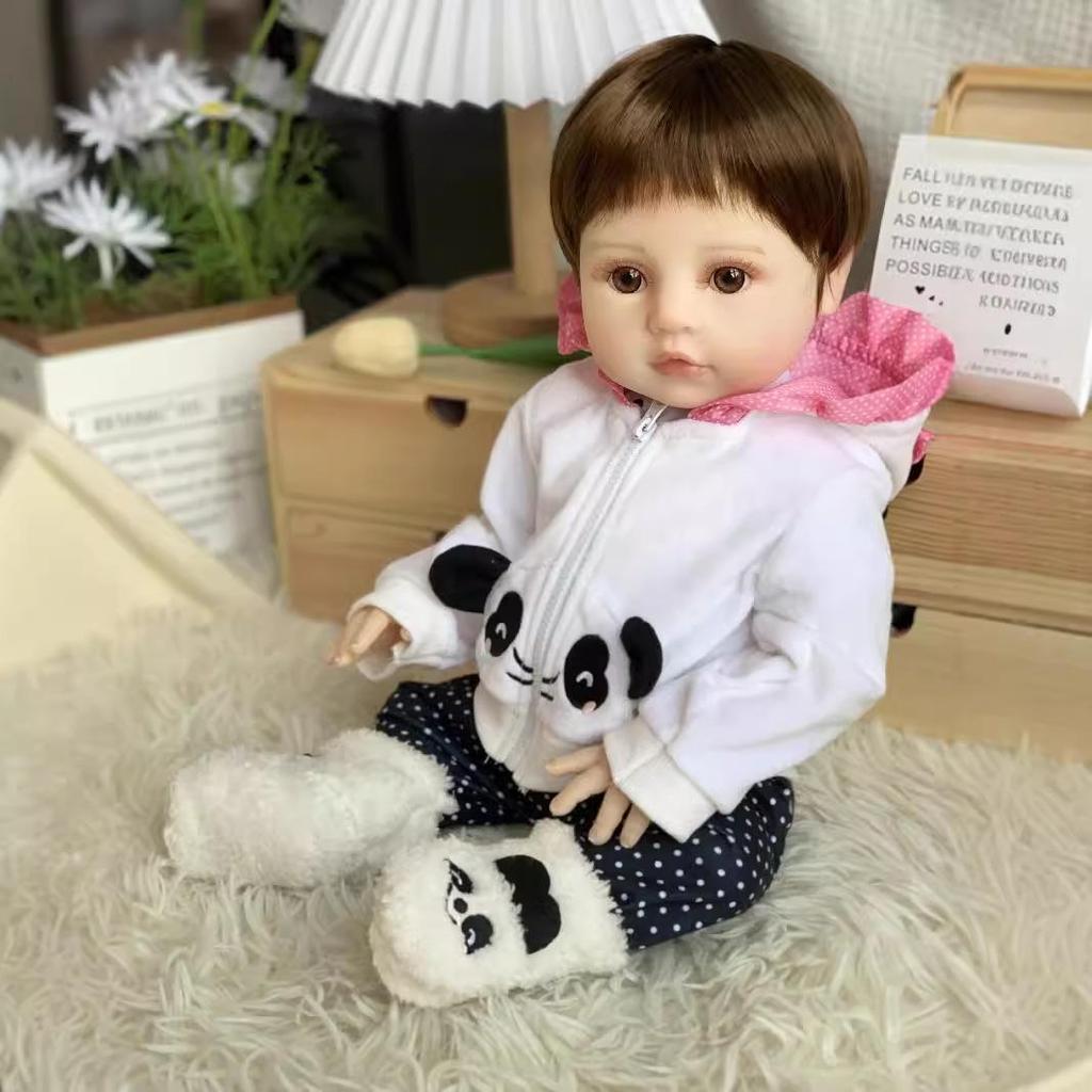 Reborn Vinyl Baby Doll - Realistic Soft Rubber Children's Toy Gift