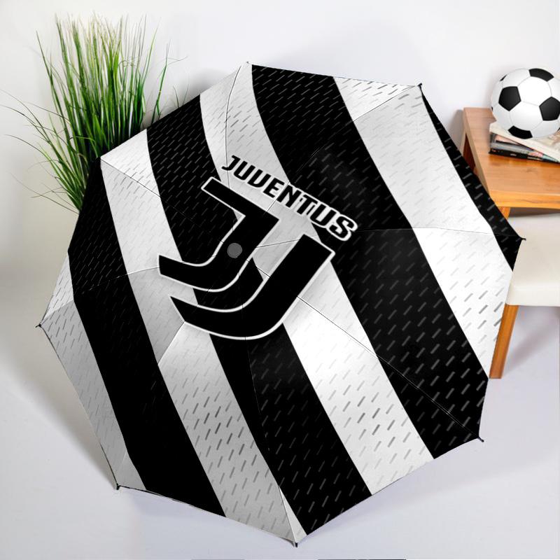 Juventus Endurance Poster Umbrella - Automatic Open/Close, Compact 8-Rib Lightweight Umbrella Essential for outdoorPicnic Accessory Fan Gifts