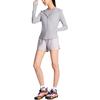Under Armour Outdoor Training Breathable Sunshade Lightweight Minimalist Solid Color Sun Protection Clothing Women tops Dawn-Gray-Pink 6014375-009
