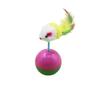 Natural Feather Plush Mouse Tumbler Teasing Cat Ball Cat Toy Scratch-resistant Cat Self-pleasure Relief Pet Toy