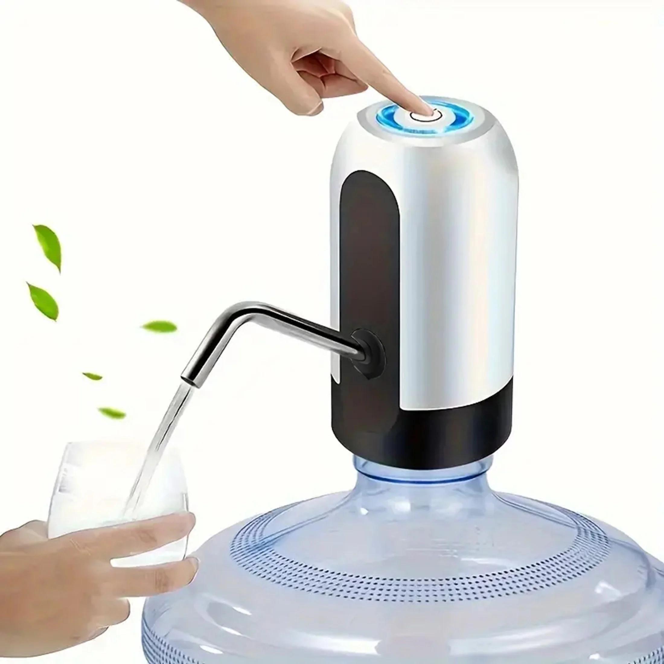 

1pc electric kettle pump USB charging automatic drinking water pump portable camping water dispenser белый