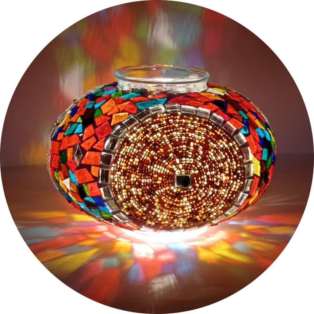 5pc Turco Marocchino Colore Mosaico In Vetro Lampada Antica Lampada A Mosaico Bohemian Tiffany Soffitto Appeso Lampadario a Sospensione Lampadario