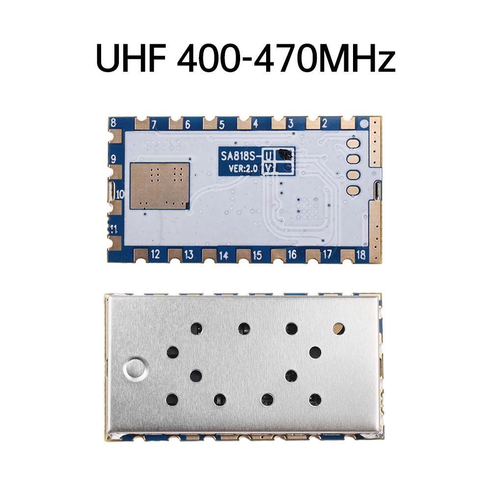 

Ziqqucu DRA818V Amateur Radio Module 144MHz 145MHz 146MHz 154MHz 174MHz 400-470MHz Frequency VHF HAM Amateur Radio Board DIY Kit