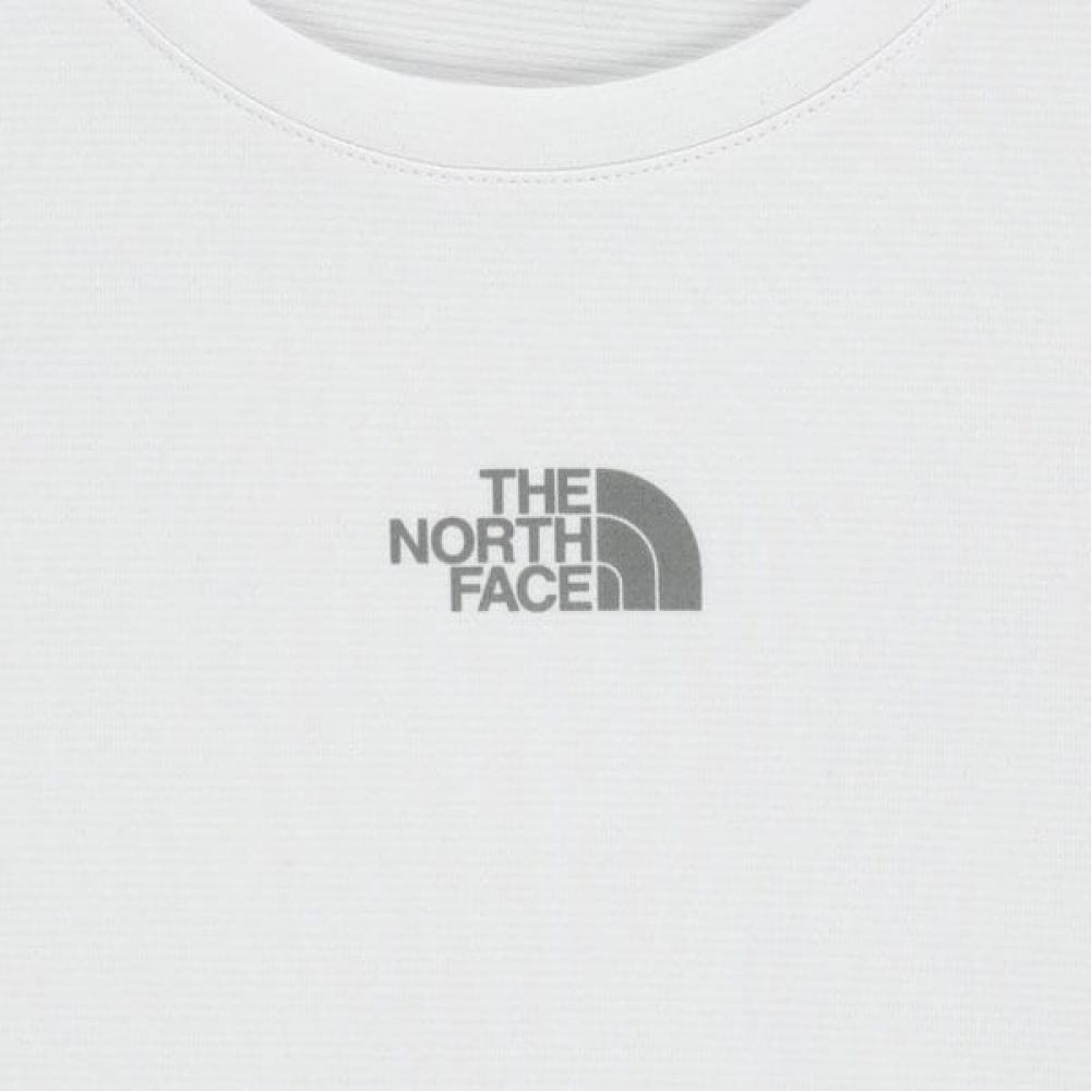 The North Face Nt7tr55k Beyaz Etiket Uzun Kollu Yuvarlak Yaka Tişört