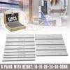 6 Pairs 12Pcs CNC Milling Pads Set 120mm X (10-35mm) Ideal for Vice Milling Machine Lathe Parallel Pad Gauge Block