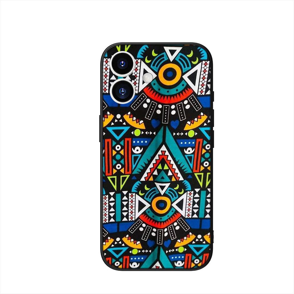 African Wax Aztec Tribal Tribe Colorful Phone Case for Huawei P30 P20 P10 Mate 10 20 Pro Lite Y9A Y8S P Smart Y7 Y9 Prime Y6
