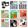 Black And White Sensory Cards For Babies 0-6 Months 30 Cards With 60 Stimulating Patterns
