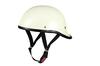 Bike Parts Center Half Helmet, Long Ducktail, Ivory, One Size Fits Most (Head Circumference 57cm-60cm) 722202