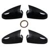 Rearview Mirror Housing Side Wing Mirror Cover Cap Fit For Vauxhall Opel Astra H 2004 - 2009 Car Accessories Carban/Glossy Black