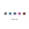 100pcs Plastic Plastic Eyes Half Round Half Round Eyes Colorful Eyes  Bear Stuffed Animals