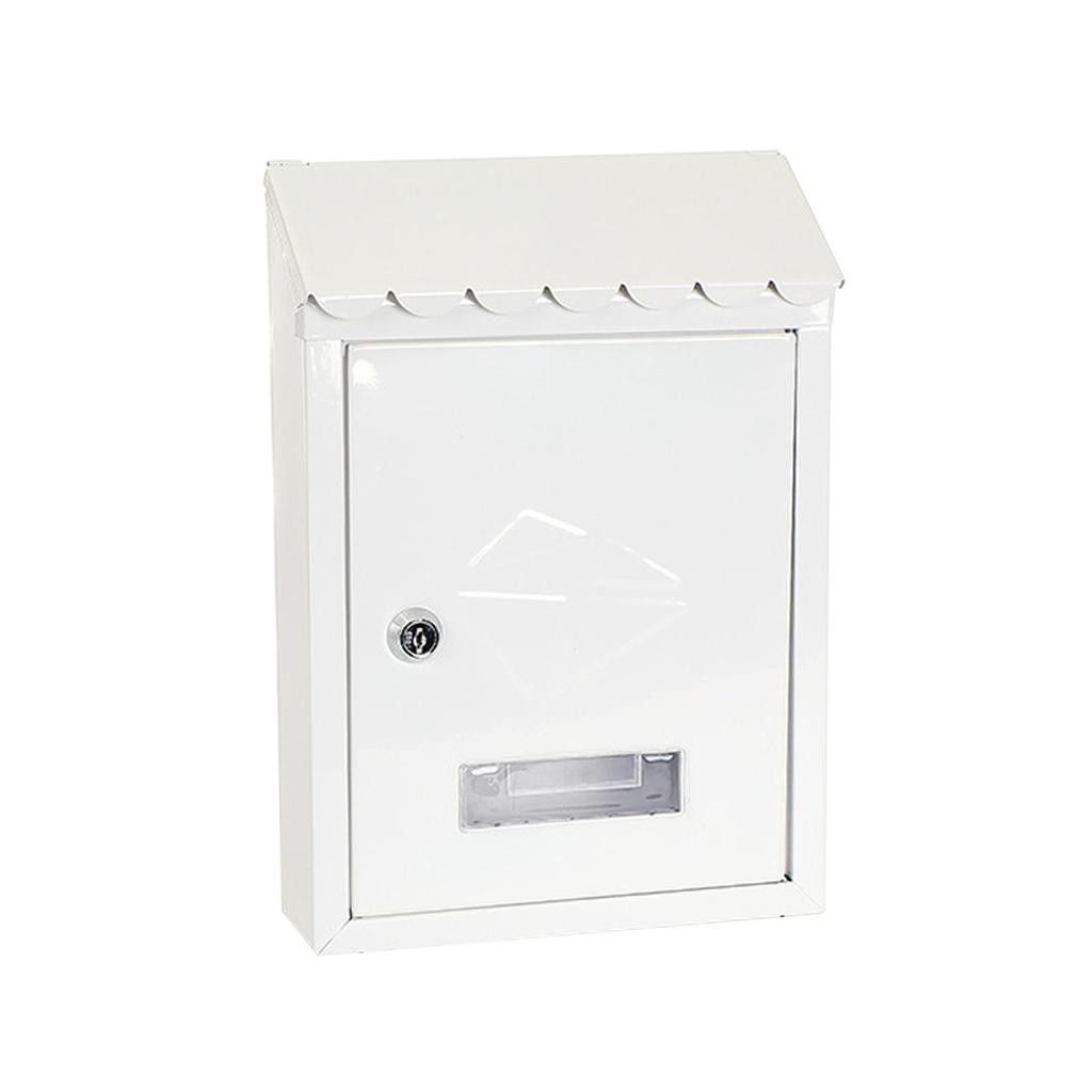 Cassetta Postale da Parete Montaggio a Parete Cassetta Postale con Serratura con Chiave Facile da Installare Cassetta per Lettere Cassette Postali Esterno per Casa Ufficio Cancello