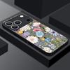 For iPhone 17 Pro Max Case Vintage Floral Pattern Magnetic For Magsafe Slim Matte Cover For iPhone 16 Pro Max 15 14 13 16E Air