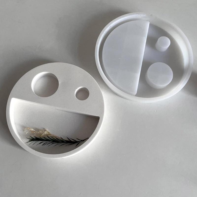 Flexible Sturdy Silicone Mould Fashion Accessory for Making Unique Round Shaped Candle and Home Decorations