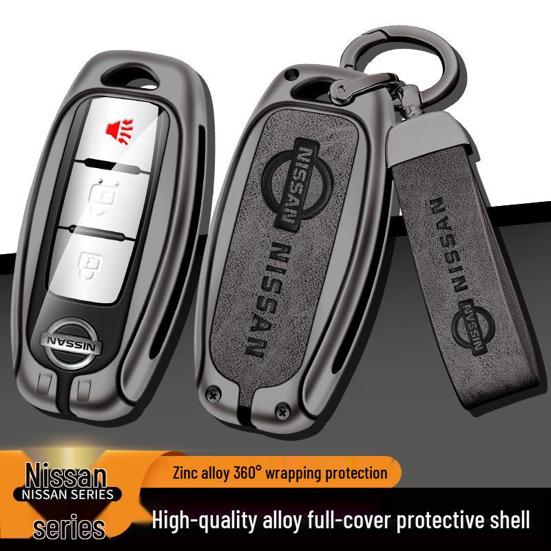 Nissan Schlüsseletui für Sylphy, Qashqai, X-Trail, Teana, N7, Tiida - Vollabdeckung