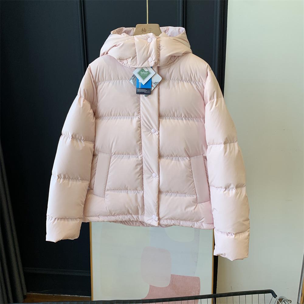 LU Down Series! Three-proof Process, Oil Stains Are Not Afraid of High Luxury White Goose Down Jacket Women's Winter G
