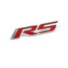 OEM NEW 10-24 Camaro Front Bumper Grille RS Emblem Nameplate Red Chrome 92225496