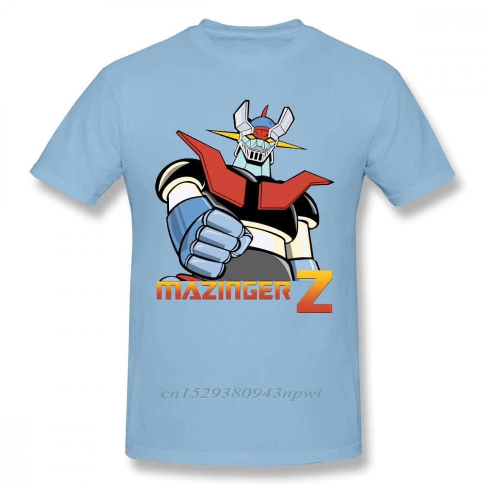 Cool Mazinger Z Robot T Shirt For Man New Short Sleeve Anime Oneck Tee Shirt High Street Vaporwave Fashion Mens Clothes