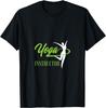 Yoga Instructor Silhouette Graphic TShirt Breathable Cotton Casual Short Sleeve Tee for Yoga Teacher