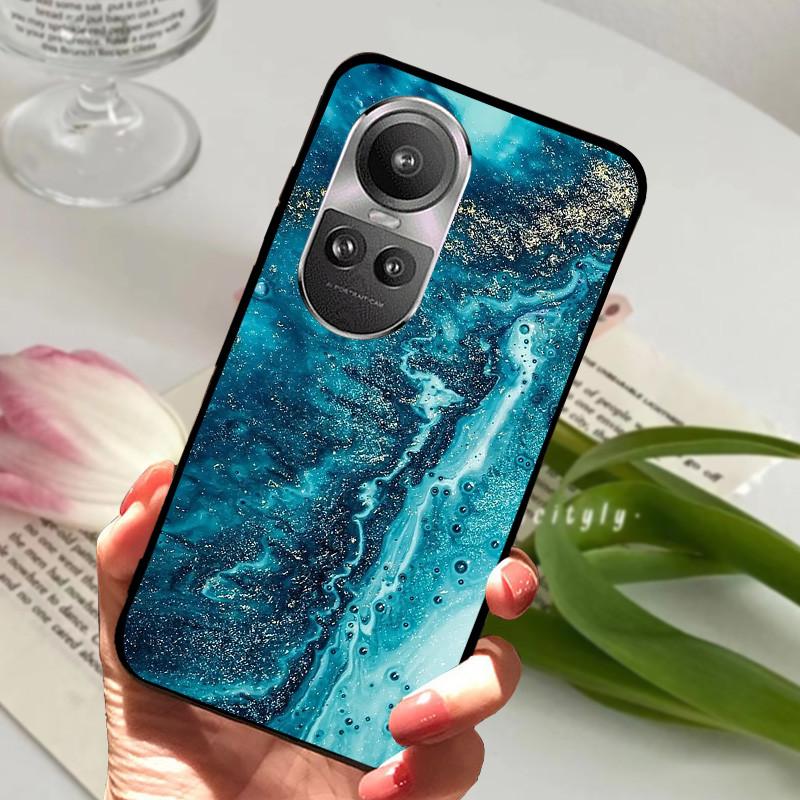 For Oppo Reno 10 5G CPH2531 Case Reno10 Shockproof Soft TPU Silicone Phone Cover For Oppo Reno 10 Pro 5G CPH2525 Funda Cartoon