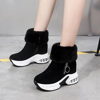 Winter Women Warm Sneakers Platform Snow Boots  Ankle Boots Female Causal Shoes Ankle Boots For Women Lace -Up Ladies Boots