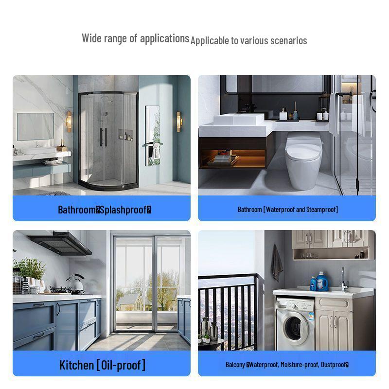 Universal Bathroom 86 Socket Box: Splash-Proof Switch Protector