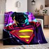 1 peça Manta de Flanela do Superman Macia, Quente e Aconchegante para Sofá, Cama, Escritório e Viagem Versátil para Todas as Estações Presente, Presente de Natal