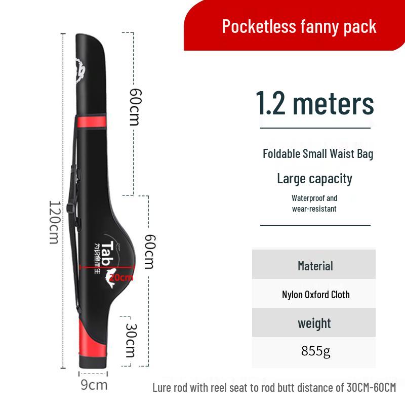 Waterproof Multi-Functional Hard Shell Fishing Rod Bag