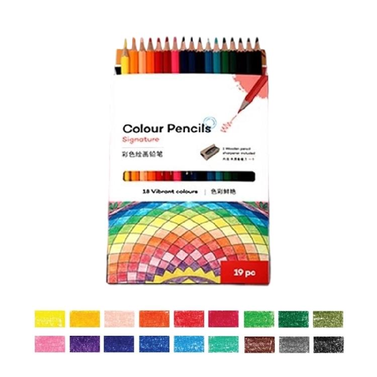 Professional Wooden Drawing Pencils Oil Based Colored Pencils for Kid Adult Coloring Book Doodling Drawing Sketching